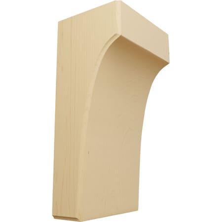 Ekena Millwork 5 1/4"W x 4"D x 10"H Clarksville Bracket, Alder BKTW05X04X10CVAL